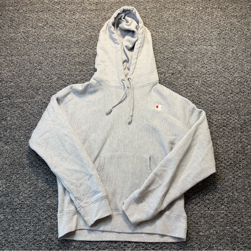 Champion Light Gray Men's Hoodie